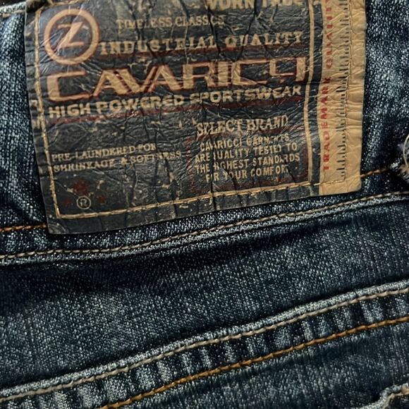 Vtg~Z Cavaricci Jeans~Select Brand~ Denim Crop Pants~Size 9 - Picture 12 of 14